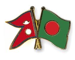 flag Nepal and Bangladesh