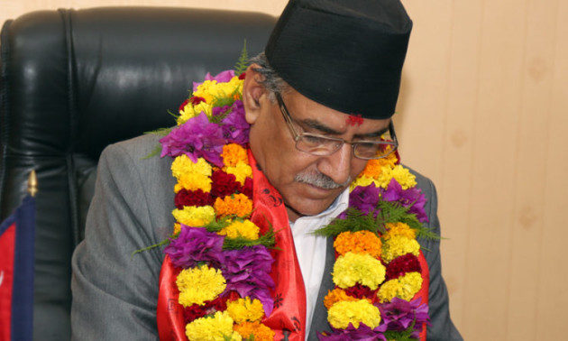 Prime Minister Pushpa Kamal Dahal assumes office