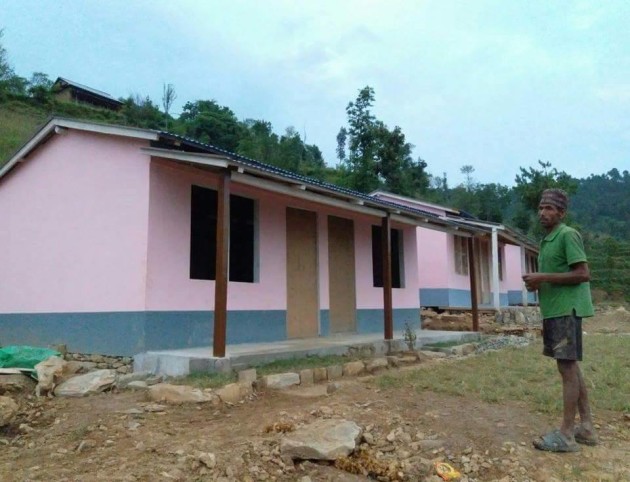 House constructed by Laxmi Pratisthan to earthquake victims.
