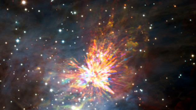 ALMA-Captures-Dramatic-Stellar-Explosion-in-Orion