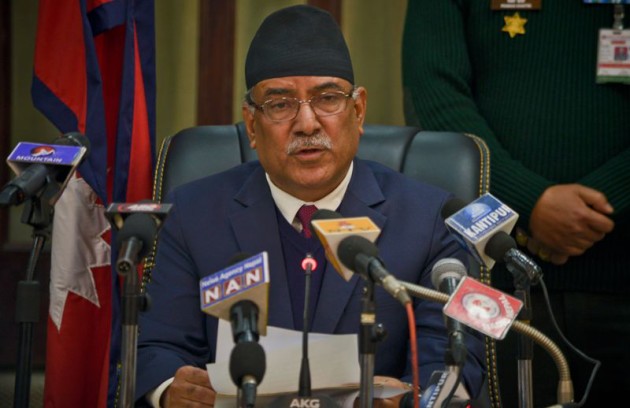 Prachanda Address for Resignation