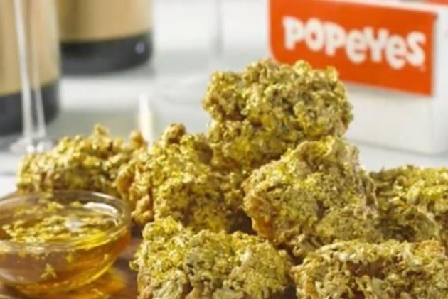 Popeyes-serves-up-gold-covered-chicken