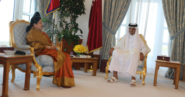 President in Qatar