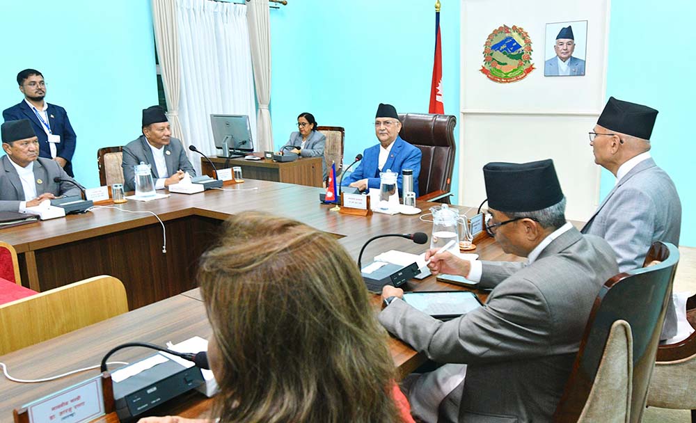 Prime Minister Oli forms 22member Government decides to upgrade TU cricket ground